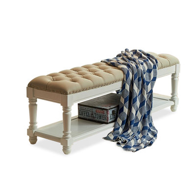 Upholstered Bench by LEIERFUKK