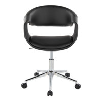 Arshad Upholstered 5-Star Task Chair by LumiSource
