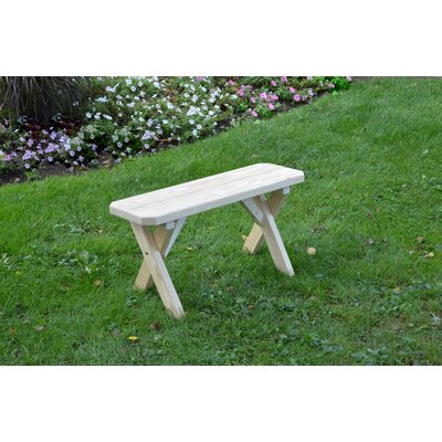 Rodman Wood Picnic Bench by Loon Peak