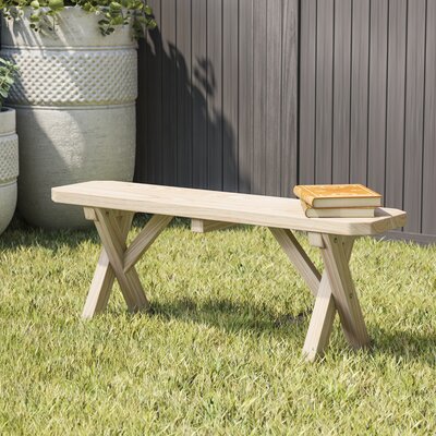 Sempronius Wood Picnic Bench by Loon Peak