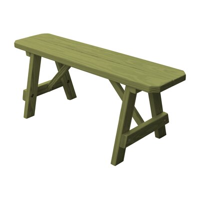 Springport Wood Picnic Bench by Loon Peak