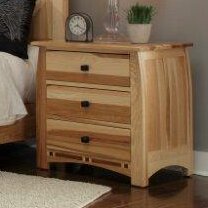 Asdsit 3-drawer Solid Wood Nightstand by Loon Peak