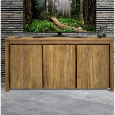 Leisa Recycled Teak 3 Door Sideboard by Loon Peak