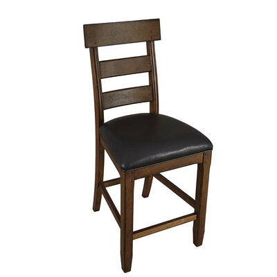Billings Solid Wood 24" Counter Stool by Loon Peak