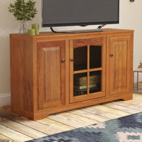 Rafeef Solid Wood Corner TV Stand for TVs up to 60"