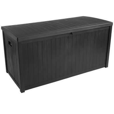 Outdoor Storage Box - 113 Gallon Lockable Deck Box for Pool Accessories, Patio Furniture Cushions, or Package Delivery for Outside by Pure Garden by Pure Garden