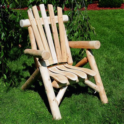 Demonta Solid Wood Adirondack Chair by Loon Peak