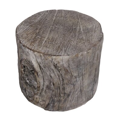 Fources Cement Accent Stool by Loon Peak