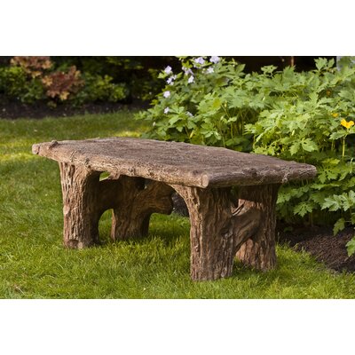 Piercefield Stone/Concrete Garden Bench by Loon Peak