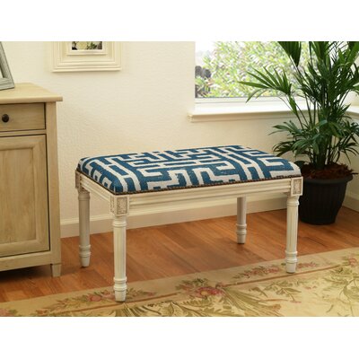 Ordaz Upholstered and Wood Bench by Ophelia & Co.