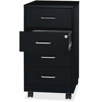 Onetta 4-Drawer Mobile Vertical Filing Cabinet by Inbox Zero