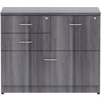 Essentials Series 2-Box/1-File Espresso 4-Drawer Lateral File by Inbox Zero