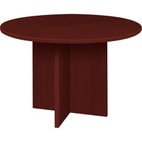 Paizlea Prominence Round Laminate Conference Table - 29" X 42" , 1" Top, 0.1" Edge, Gray by Inbox Zero