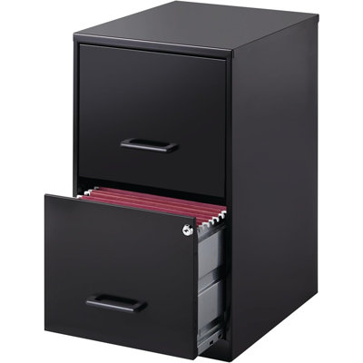 Soho 14.3 Wide 2 -Drawer File Cabinet by Lorell