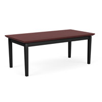 Lenox Steel Waiting Reception Coffee Table Metal Frame 40x20" High Pressure Laminate Top by Lesro