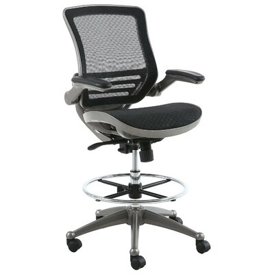 Clementina Heavy Duty Mid-Back Mesh Drafting Chair by Latitude Run