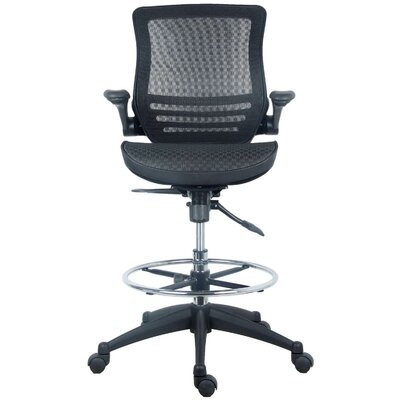 Clementina Heavy Duty Mid-Back Mesh Drafting Chair by Latitude Run
