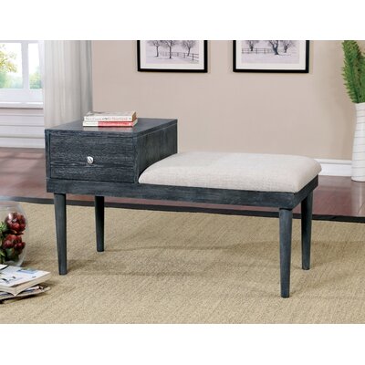 Ellicott Upholstered Drawer Storage Bench by Latitude Run