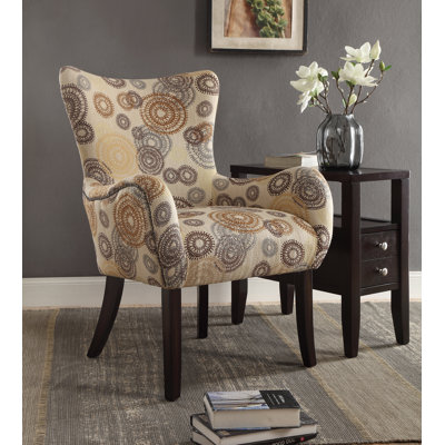 Carneys 71.12Cm Wide Polyester Wingback Chair by Red Barrel Studio