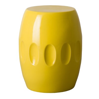 Kellems Ceramic Garden Stool by Latitude Run