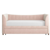 Ricketts Twin Upholstered Daybed with Trundle by Mercer41