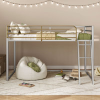 Audreena Twin Metal Platform Loft Bed by Isabelle & Max