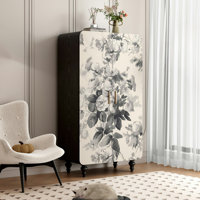 Simple modern Nordic cloakroom home wardrobe by Liu