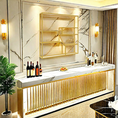 Creative industrial style wall mounted wine rack by L Wall-hanging Wine Rhythm