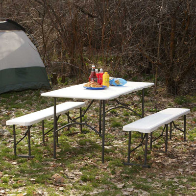 Plastic Picnic Bench by Lifetime