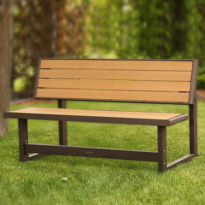 Polystyrene Convertible Bench by Lifetime