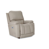 Greyson Leather Match Power Rocking Recliner with Power Headrest and Lumbar by La-Z-Boy
