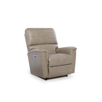 Ava Leather Match Power Rocking Recliner with Power Headrest and Lumbar by La-Z-Boy