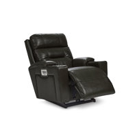 Neo Leather Match Power Rocking Recliner with Power Headrest and Lumbar by La-Z-Boy