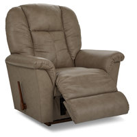 Jasper 40" Wide Leather Match Manual Rocker Standard Recliner