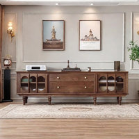 American style design sense solid wood TV cabinet by LIZIYE