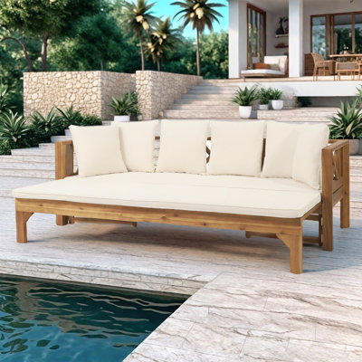 Kamita Patio Sofa with Cushions by Red Barrel Studio
