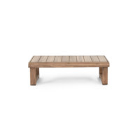Akono Solid Wood Coffee Table for Outdoor, Patio Table by Lark Manor
