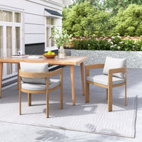 Jerry Aluminum Dining Chairs by Wade Logan