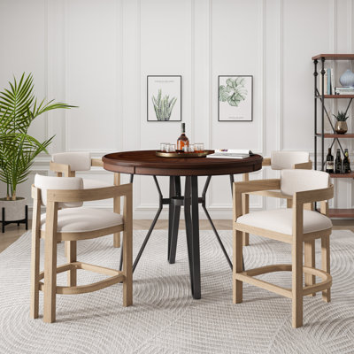 Jeffers 5-Piece Round Bar Set by Ebern Designs