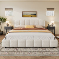 Mayson Upholstered Bed Frame by Ebern Designs
