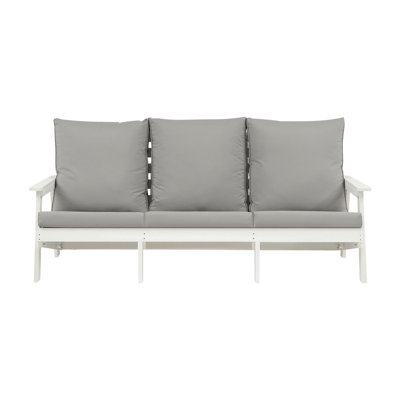 Marcial HIPS Outdoor 3-Seater Sofa by George Oliver