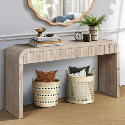 Colynn 59" Vintage Crafted Console Table by Wade Logan