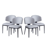 Bugarin PU Leather Upholstered Dining Chairs by Ebern Designs