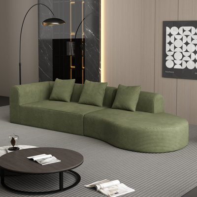 Lochlan 123-Inch Extra-Large Deep Modular Sofa