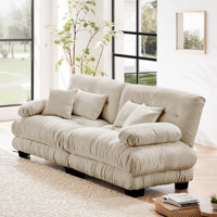 Stoughton Modern 2-Seater Chenille Upholstered Sofa