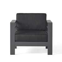 Fierro Modern Outdoor Club Chair Cushion Set With High Resilient Foam (Seat & Back Cushion Only) by George Oliver