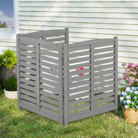 Kellan Outdoor 3-Panel Wooden Privacy Screen by NFusion
