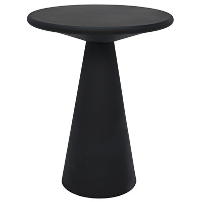 Idiom Pedestal End Table by Noir
