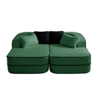 Frostmere Modern Teddy  Indoor Chaise Lounge with Ergonomic Design by NFusion