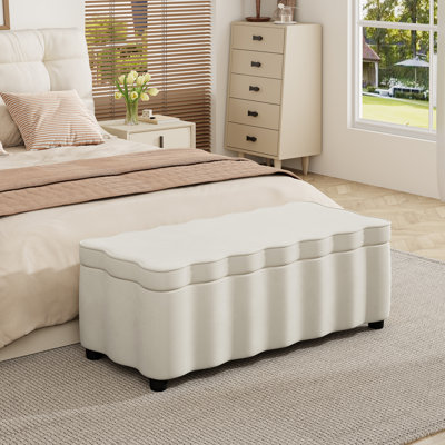 Waverly Modern Contemporary Upholstered Storage Ottoman Bench by NFusion